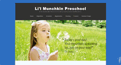 Desktop Screenshot of lilmunchkinpreschool.com